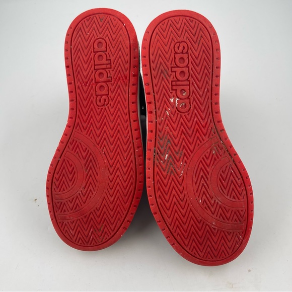 Adidas Kids Boys Hoops 2.0 B75743 Hi Top Black Orange Running Shoes-Size 2 Youth - Picture 9 of 12